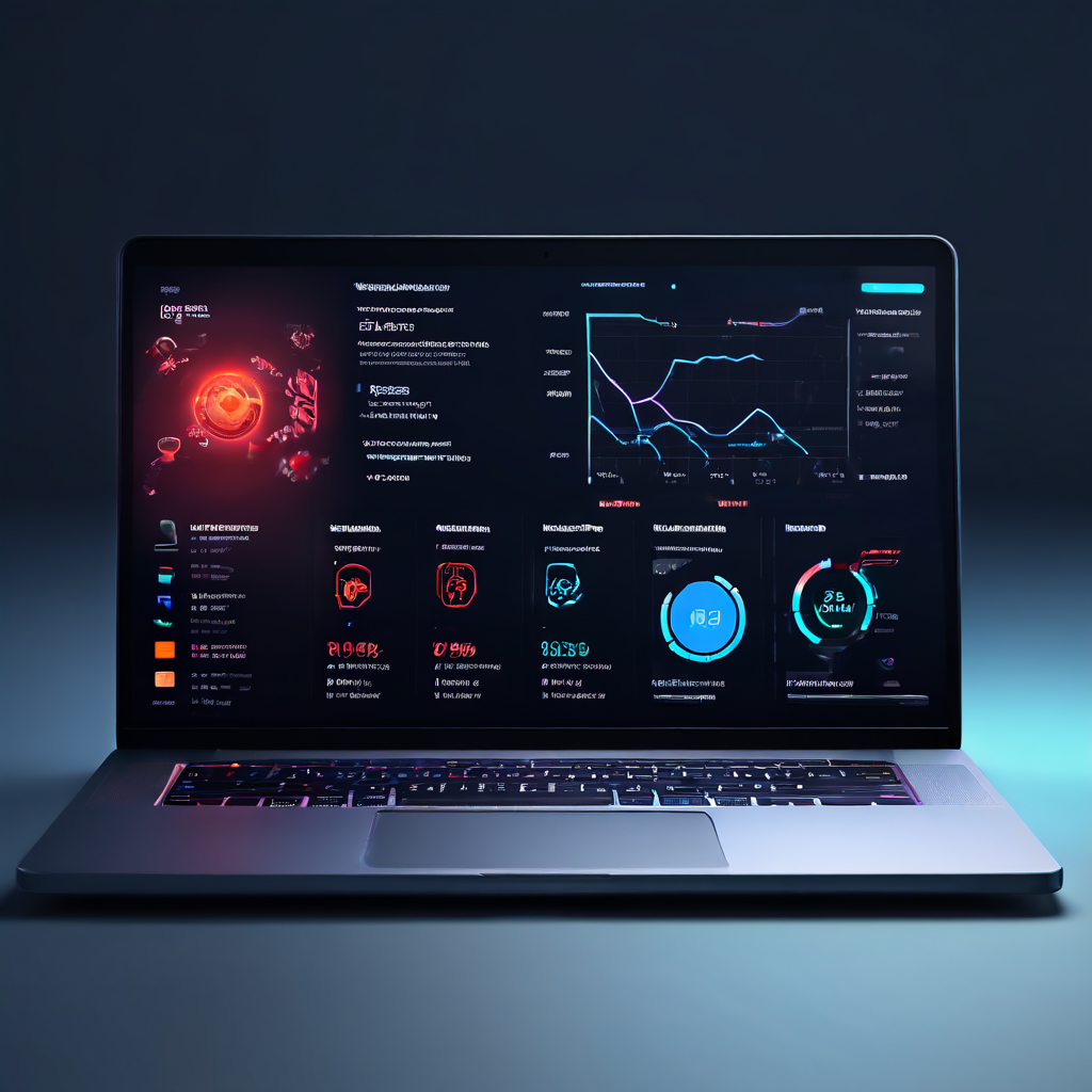 노트북의 80% 배터리 충전 상태와 함께 BIOS 설정 화면 및 제조사 애플리케이션이 병렬로 표시되어 초기 시스템 설정 과정을 보여주는 이미지입니다.